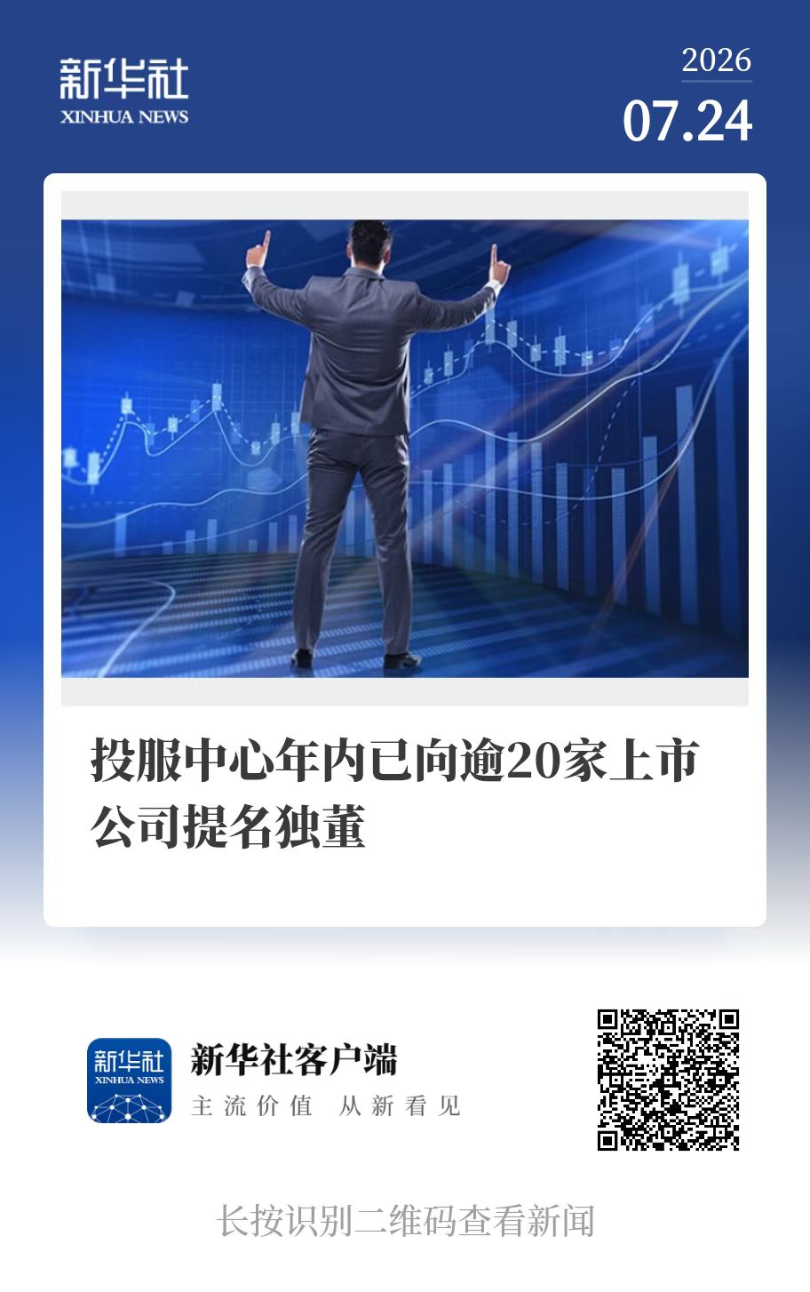 新华社报道《投服中心年内已向逾20家上市公司提名独董》：周杰律师就第三方提名独立董事、中小股东话语权发表法律意见